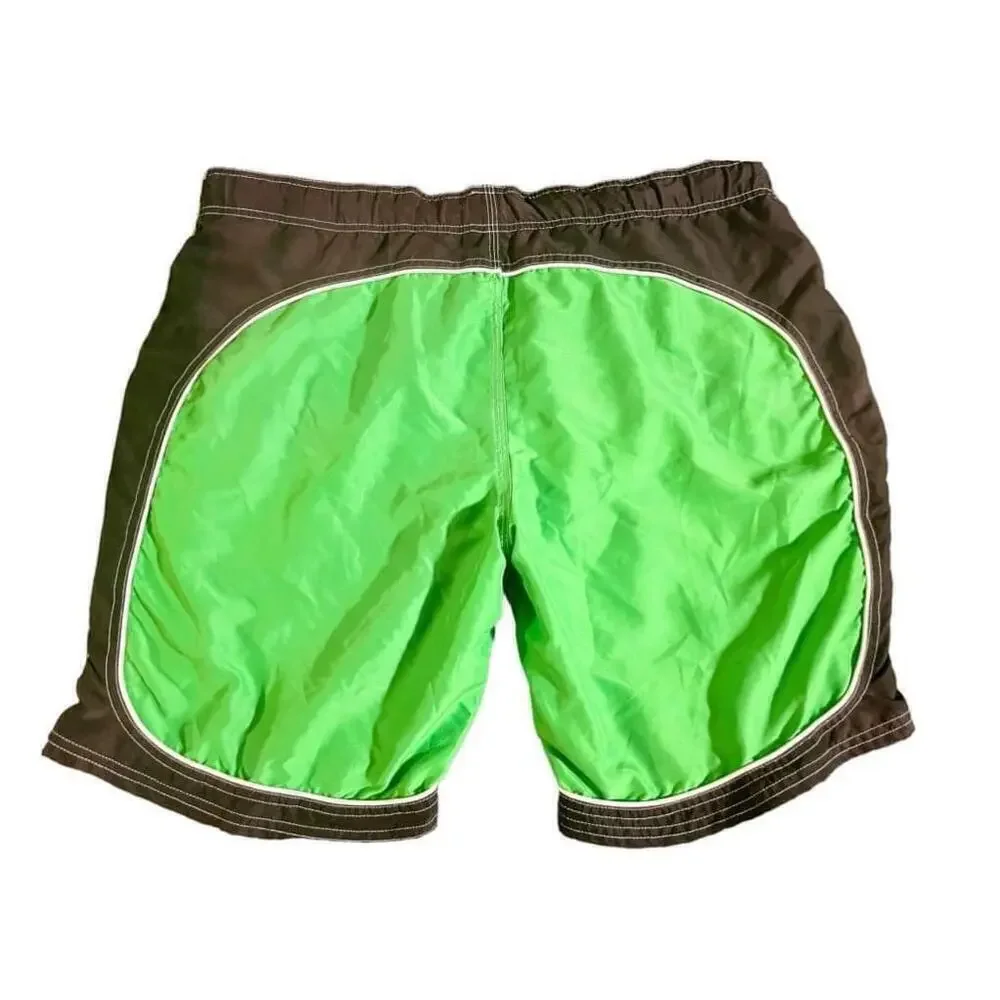 Size XL Men’s Talos Board Shorts Swim Beach Pool Trunks Green Black